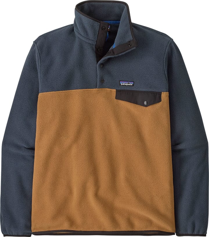 Patagonia Men's Lightweight Synchilla Snap-T Fleece Pullover Deer Brown Patagonia