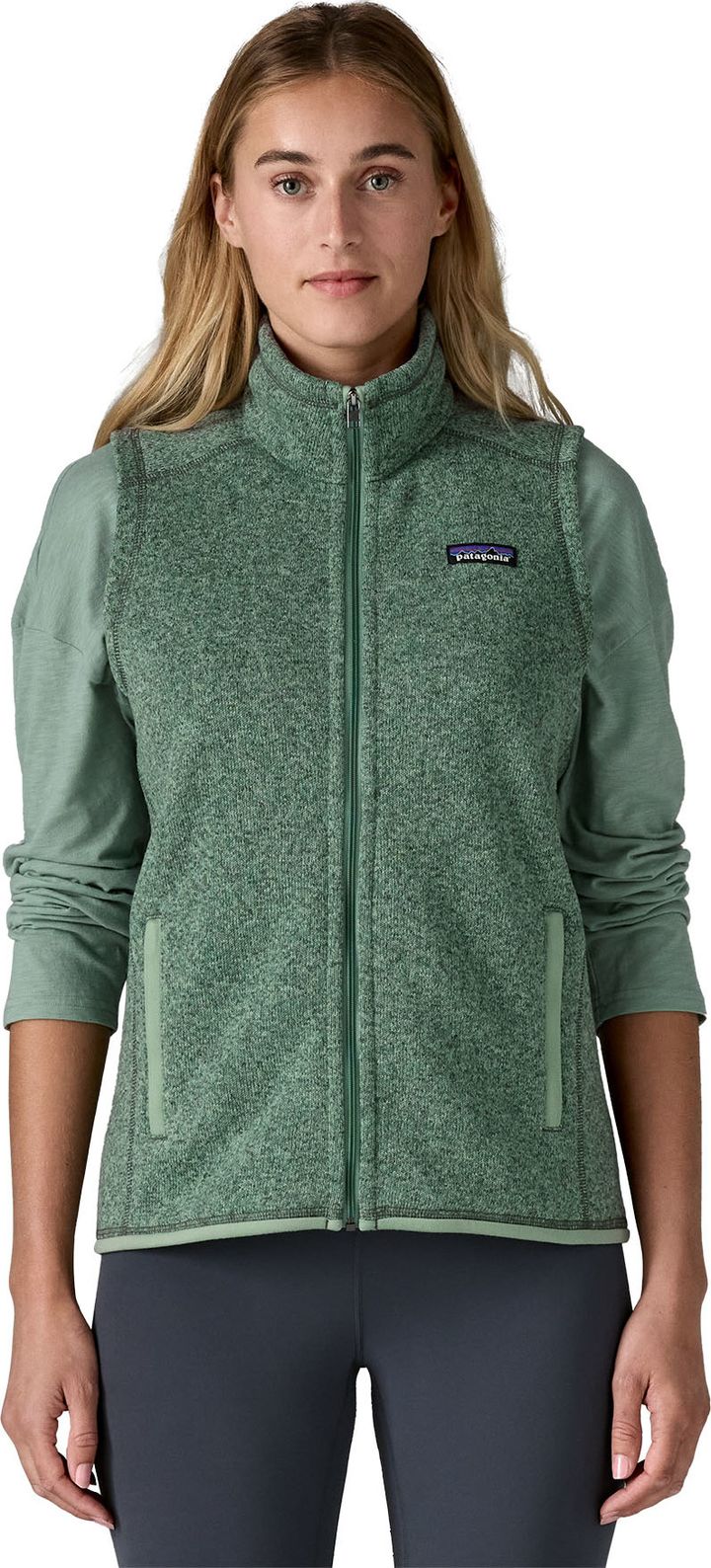 Patagonia Women's Better Sweater Vest Ellwood Green Patagonia