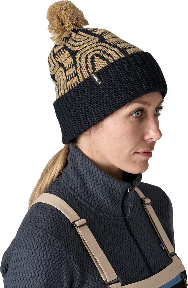 Patagonia Powder Town Beanie Flow: Sunken Blue Patagonia Patagonia Powder Town Beanie Flow: Sunken Blue Patagonia