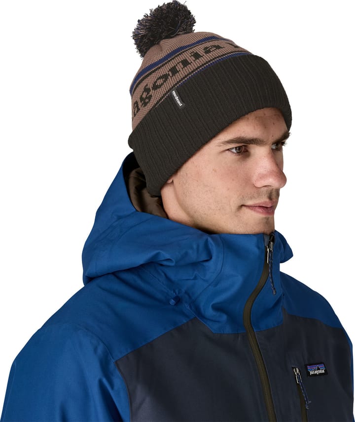 Patagonia Powder Town Beanie Park Stripe: Marlow Brown Patagonia Patagonia Powder Town Beanie Park Stripe: Marlow Brown Patagonia