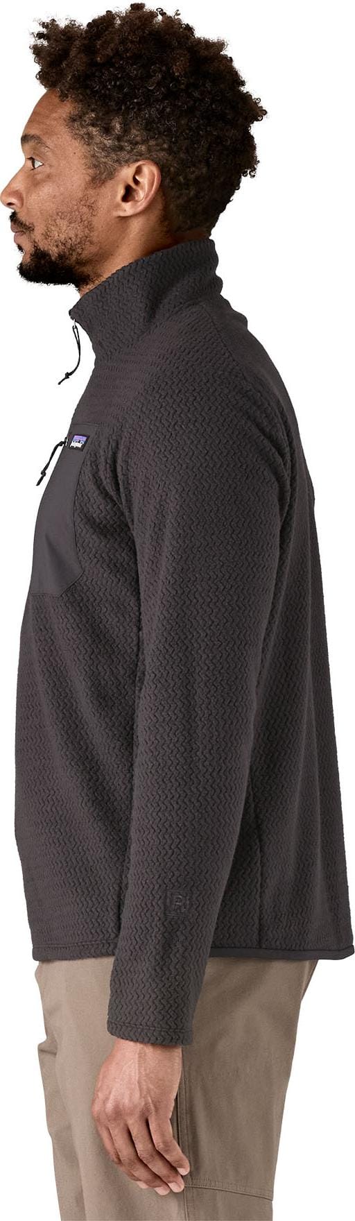 Patagonia Men's R1 Air Fleece Zip-Neck Black Patagonia