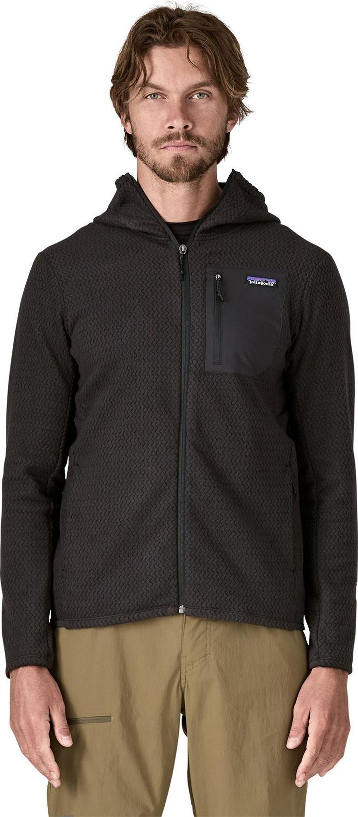 Patagonia Men's R1 Air Full-Zip Hoody Black Patagonia