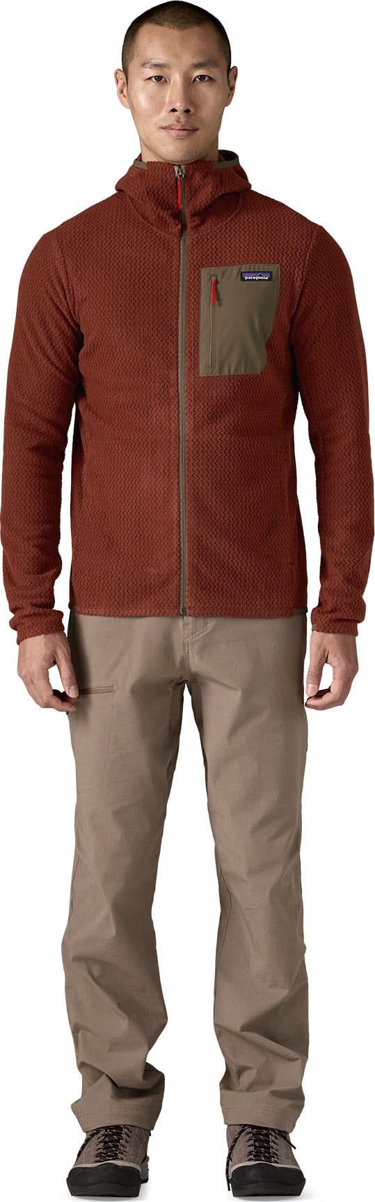 Patagonia Men's R1 Air Full-Zip Hoody Dried Vanilla Patagonia