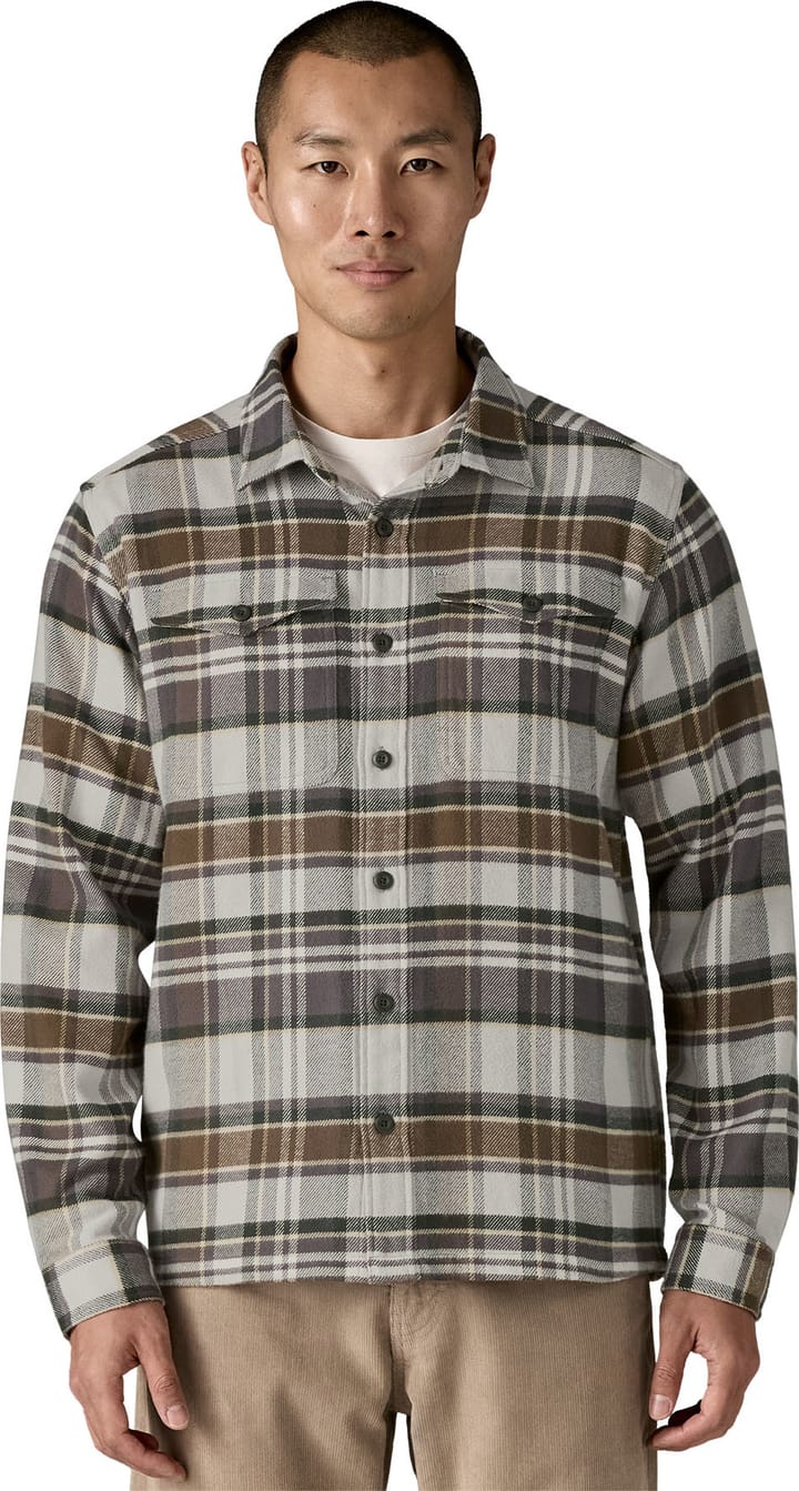 Patagonia Men's Fjord Flannel Shirt Blizzard: Salt Grey Patagonia Patagonia Men's Fjord Flannel Shirt Blizzard: Salt Grey Patagonia