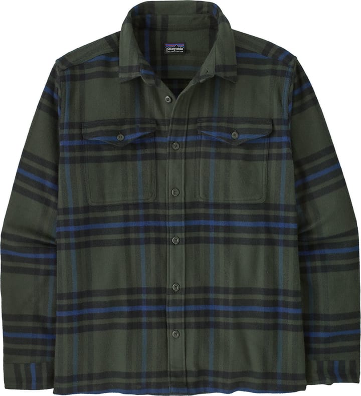 Patagonia Men's Fjord Flannel Shirt Catch: Old Growth Green Patagonia