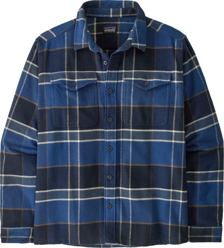 Patagonia Men's Fjord Flannel Shirt Cycles: Sunken Blue Patagonia
