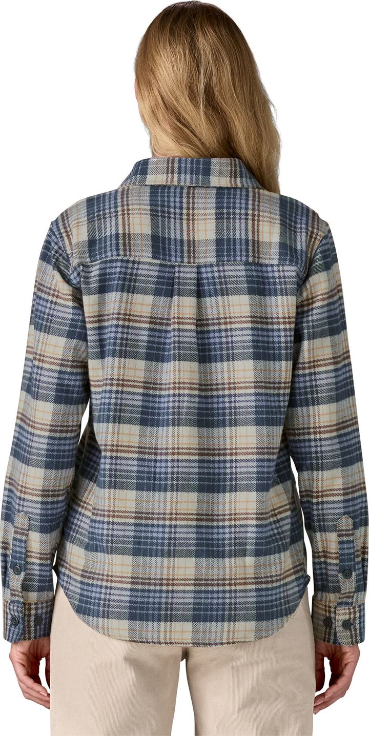 Patagonia Women's Fjord Flannel Shirt River Plaid: Barnacle Blue Patagonia