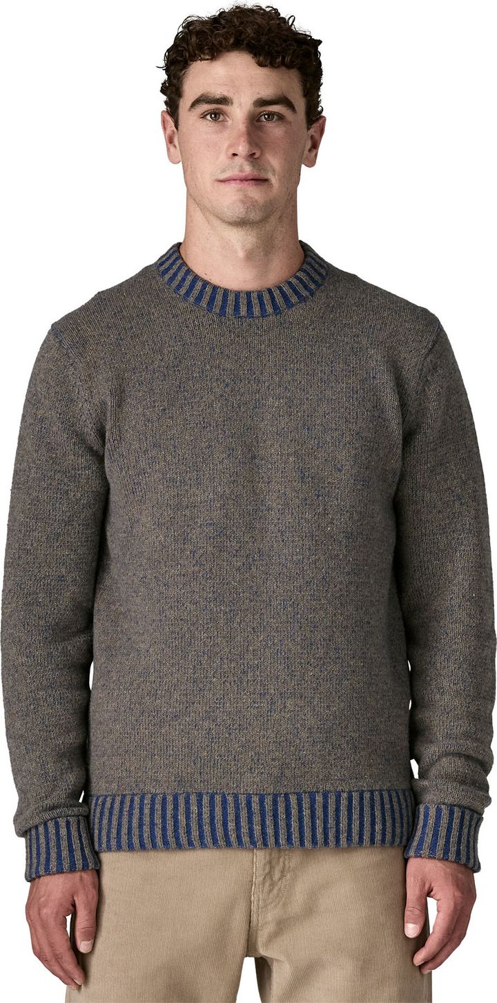 Patagonia Men's Recycled Wool Sweater Marlie: Marlow Brown Patagonia