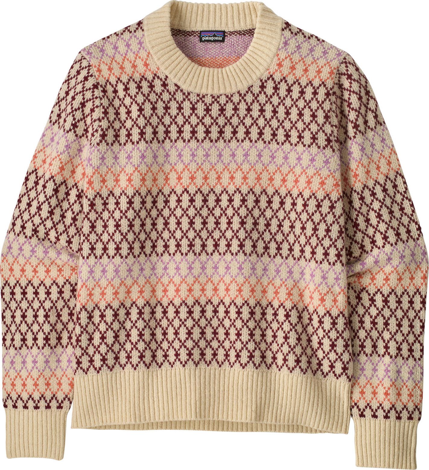 Patagonia Women's Recycled Wool-Blend Crewneck Sweater Starlight: Dark Natural