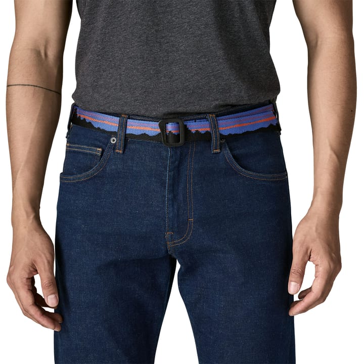 Patagonia Friction Belt Fitz Roy Belt: Black Patagonia