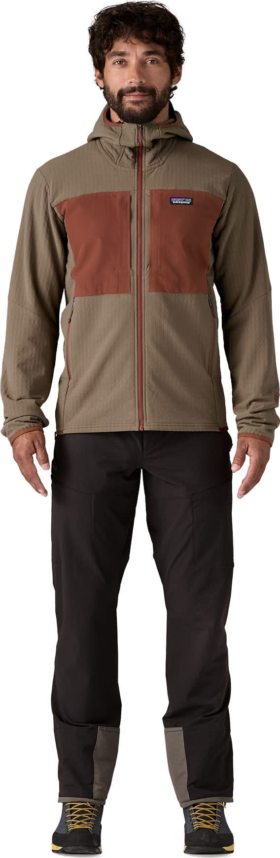 Patagonia Men's R2 TechFace Hoody Marlow Brown Patagonia