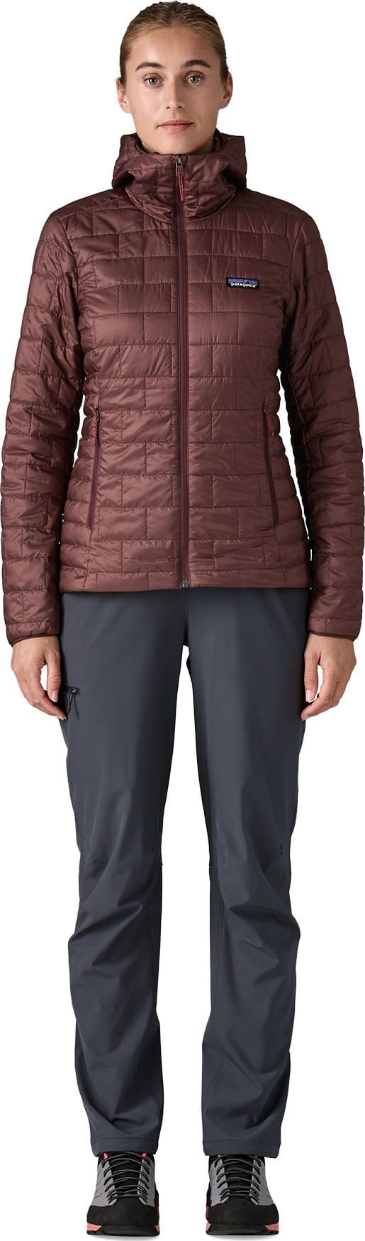 Patagonia Women's Nano Puff Hoody Dark Ruby Patagonia