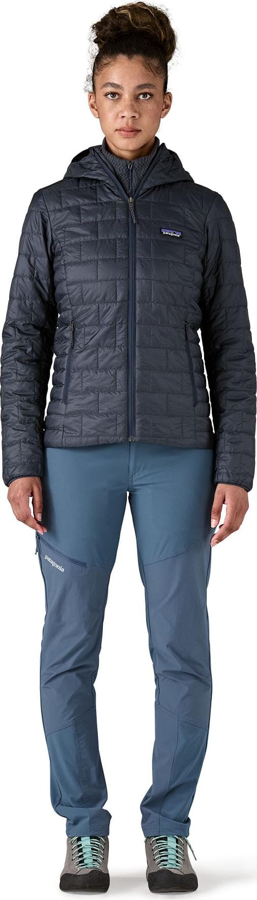 Patagonia Women's Nano Puff Hoody Smolder Blue Patagonia