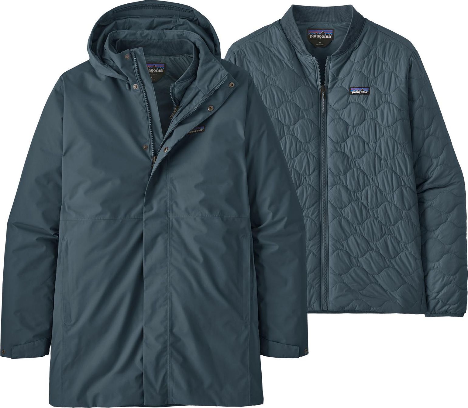 Patagonia Men's Heyes Peak 3-In-1 Parka Summit Blue