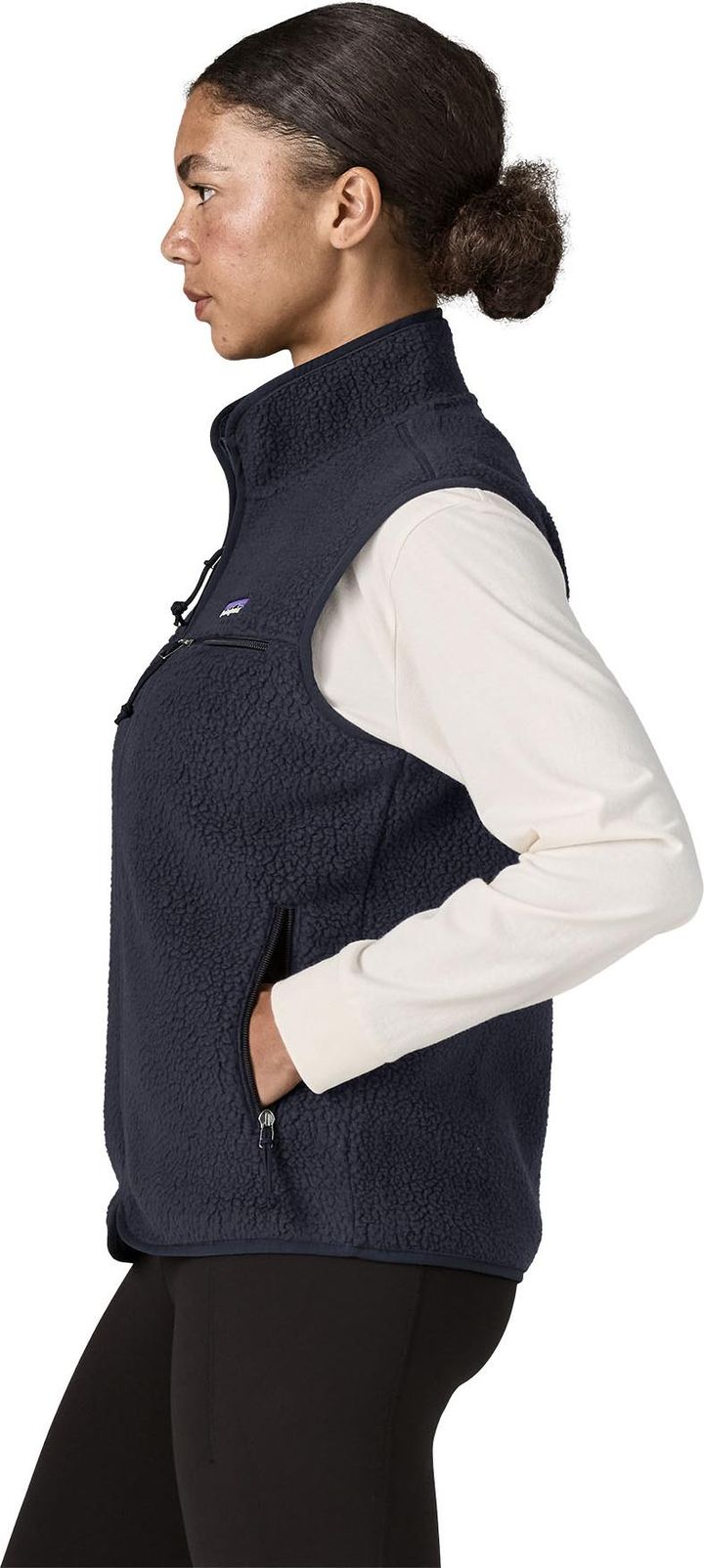 Patagonia Women's Retro Pile Fleece Vest Sunken Blue Patagonia