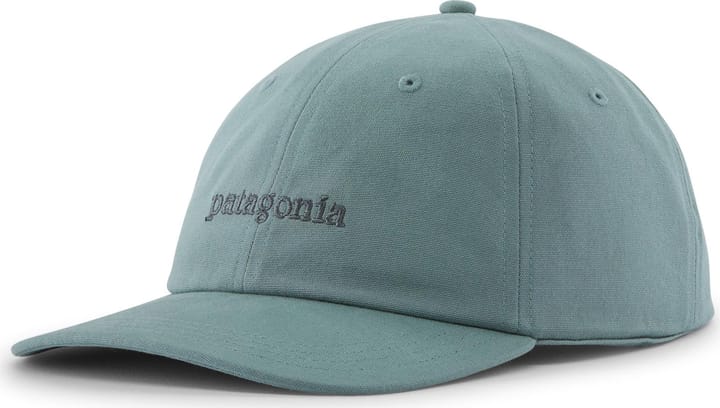 Patagonia Graphic Trad Cap Text Logo: Blue Sage Patagonia
