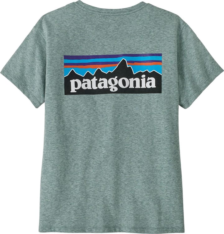 Patagonia Women's P-6 Logo Responsibili-Tee Blue Sage Patagonia