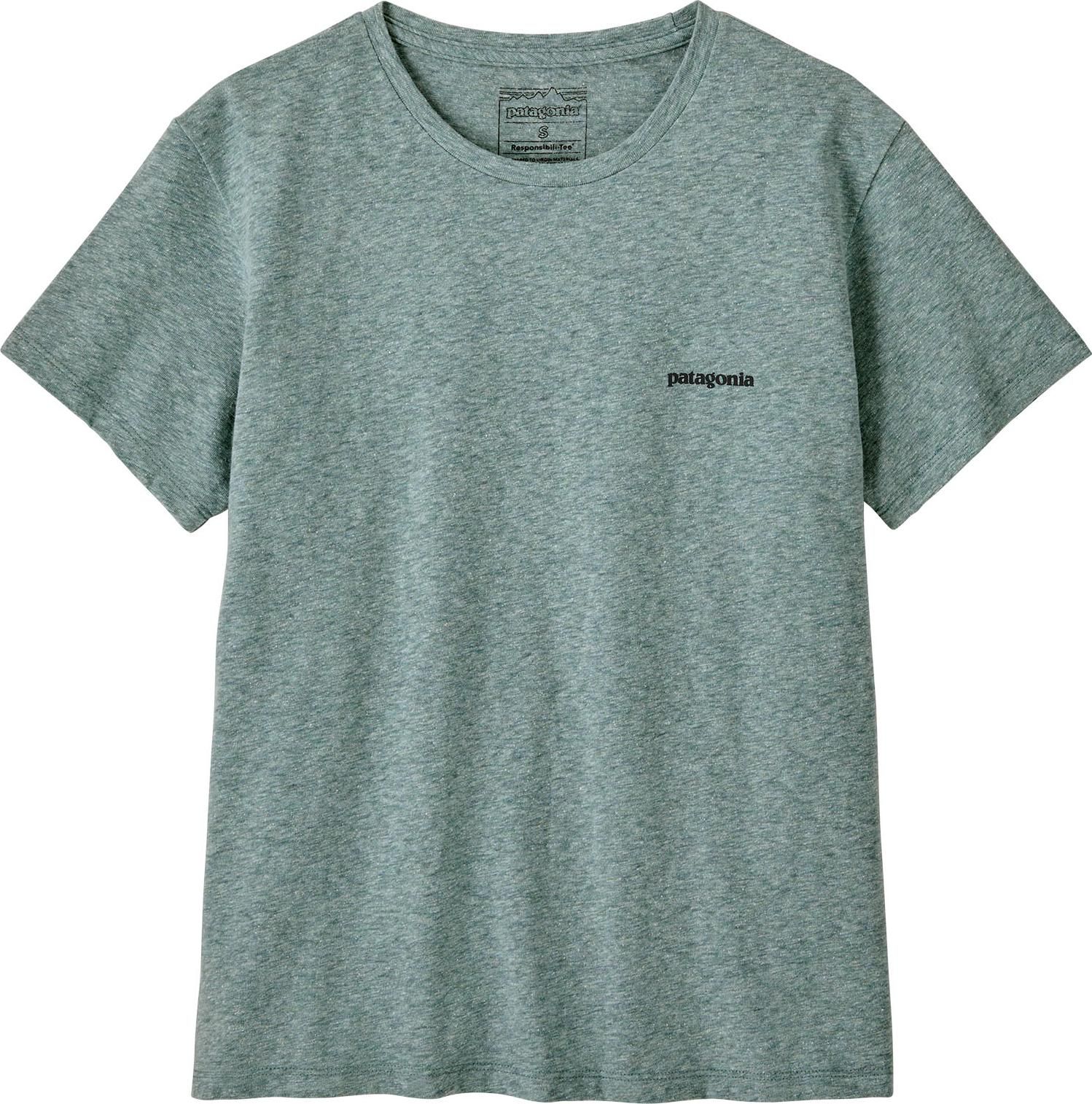 Patagonia Women's P-6 Logo Responsibili-Tee Blue Sage