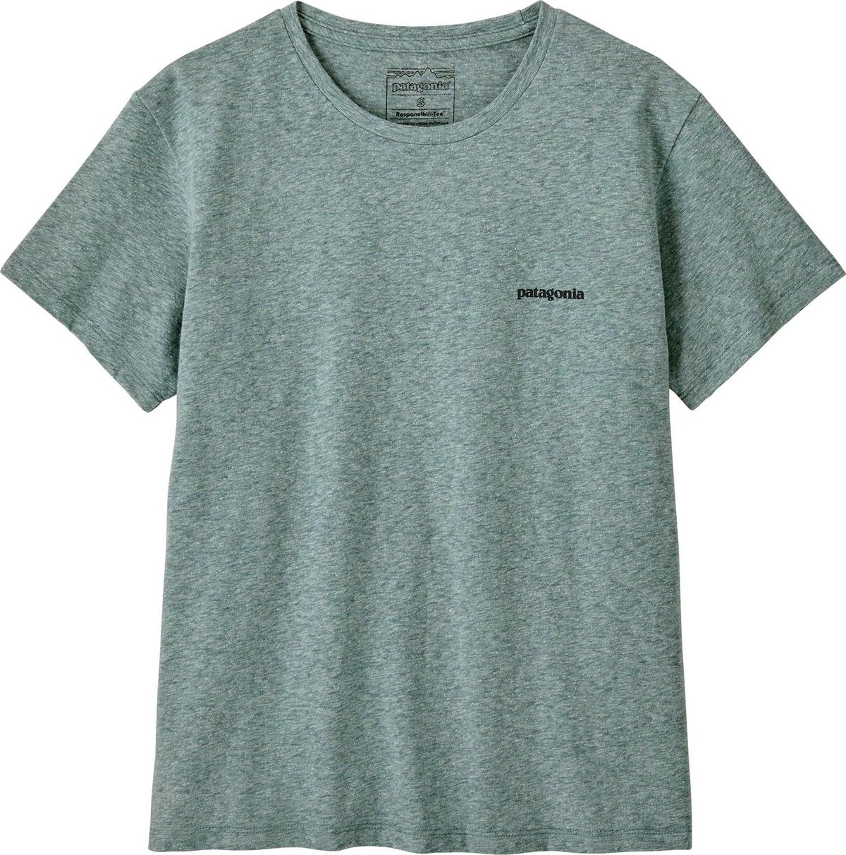 Patagonia Women's P-6 Logo Responsibili-Tee Blue Sage