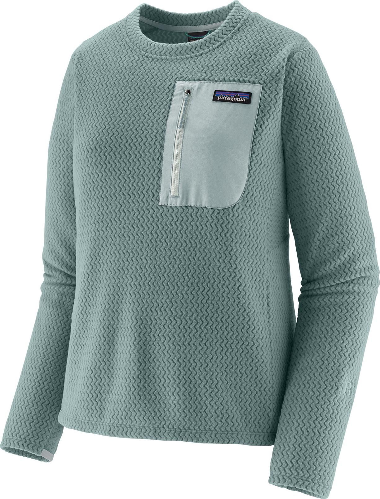 Patagonia Women's R1 Air Fleece Crewneck Blue Sage