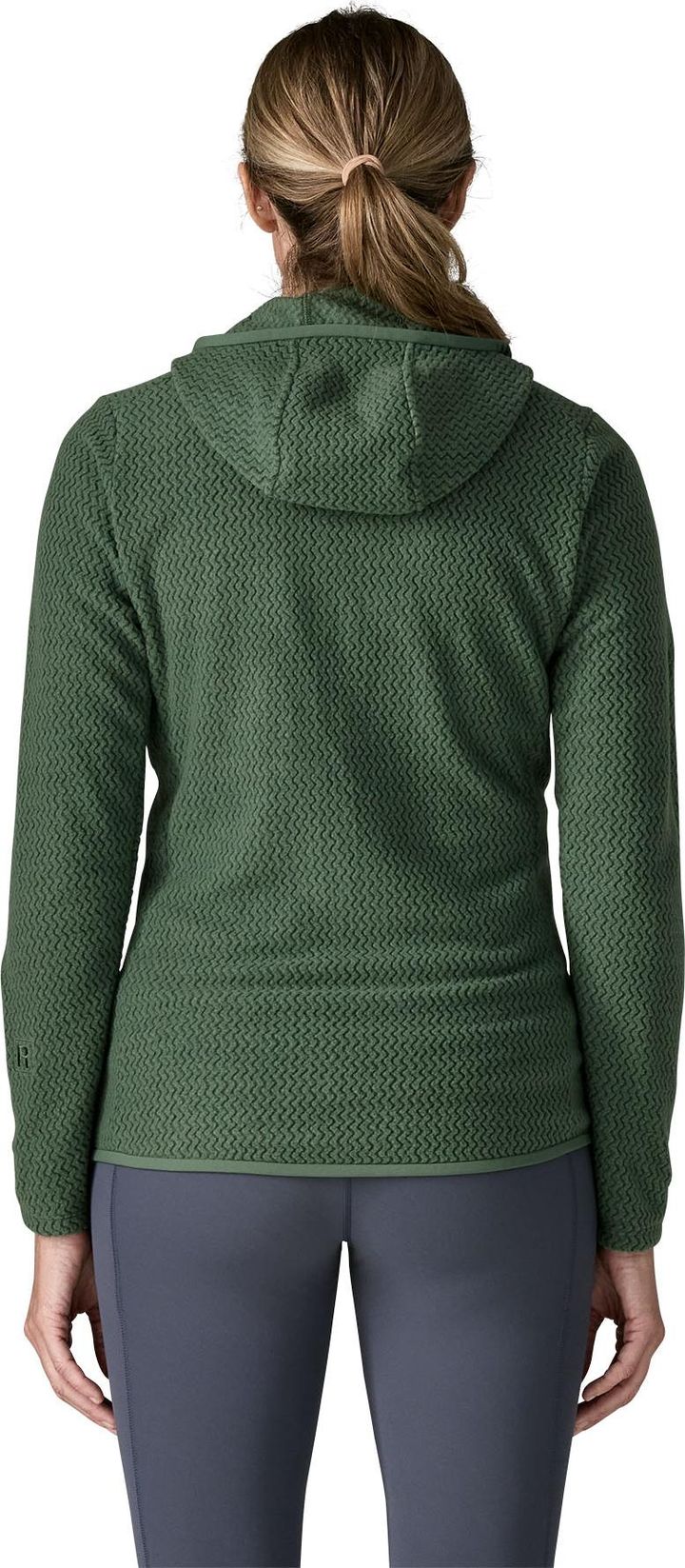 Patagonia Women's R1 Air Fleece Full-Zip Hoody Canopy Green Patagonia