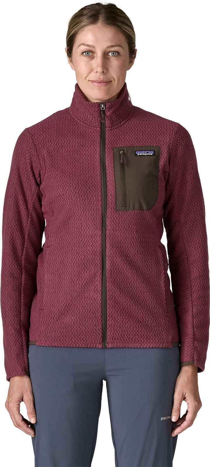 Patagonia Women's R1 Air Fleece Jacket Berry Fig Patagonia
