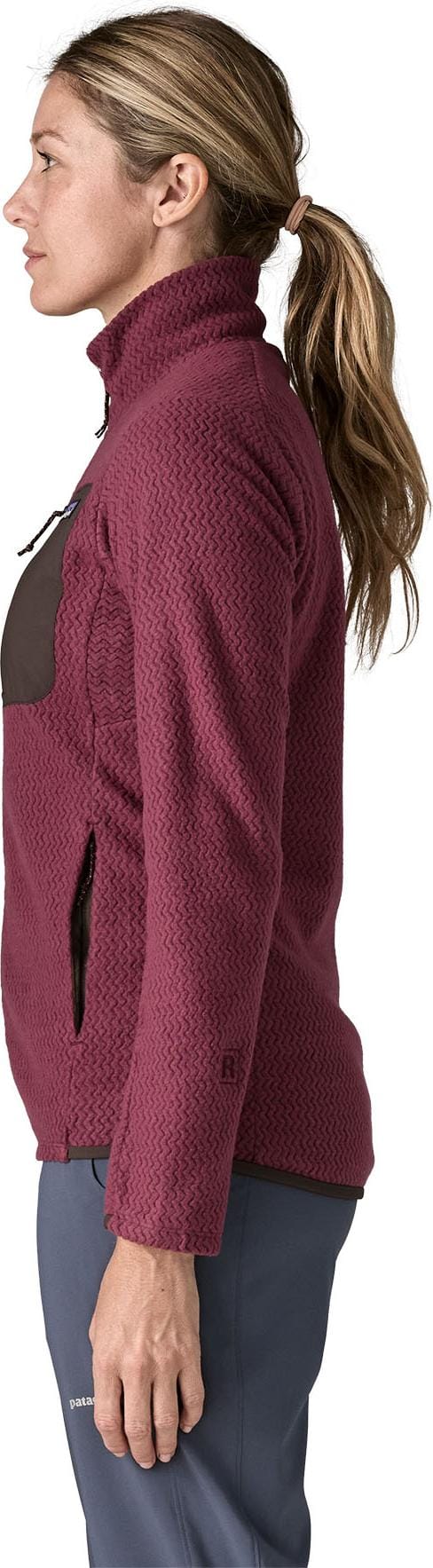 Patagonia Women's R1 Air Fleece Jacket Berry Fig Patagonia