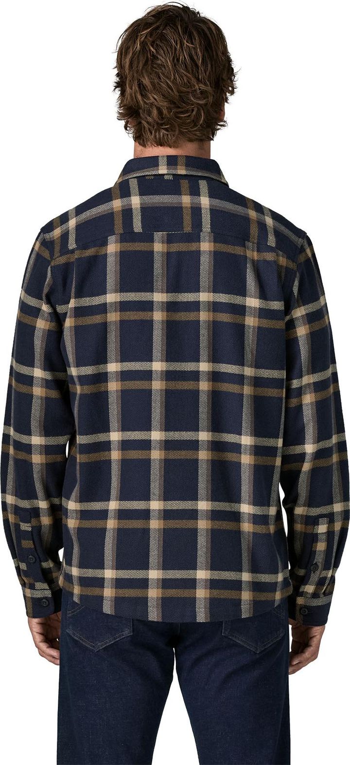 Patagonia Men's Fjord Flannel Shirt Crossing: New Navy Patagonia