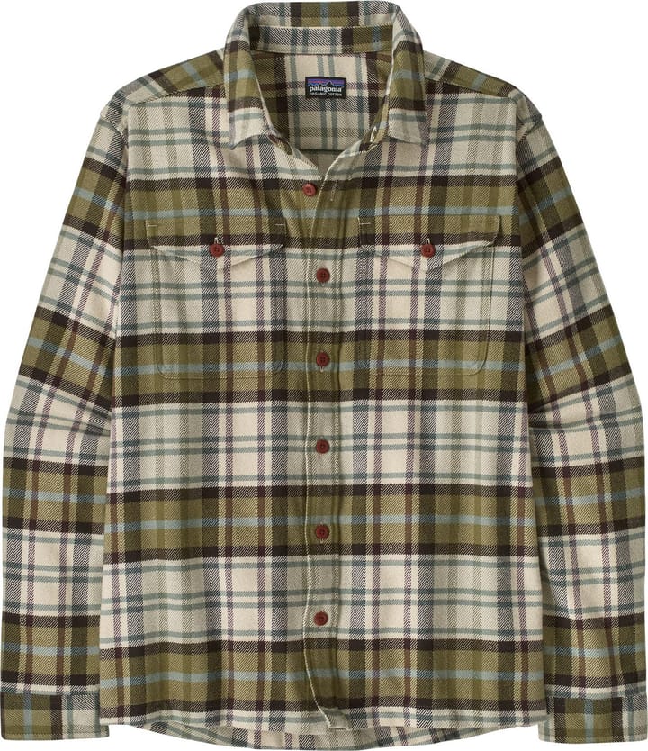 Patagonia Men's Fjord Flannel Shirt Rising Storm: Weathered Stone Patagonia
