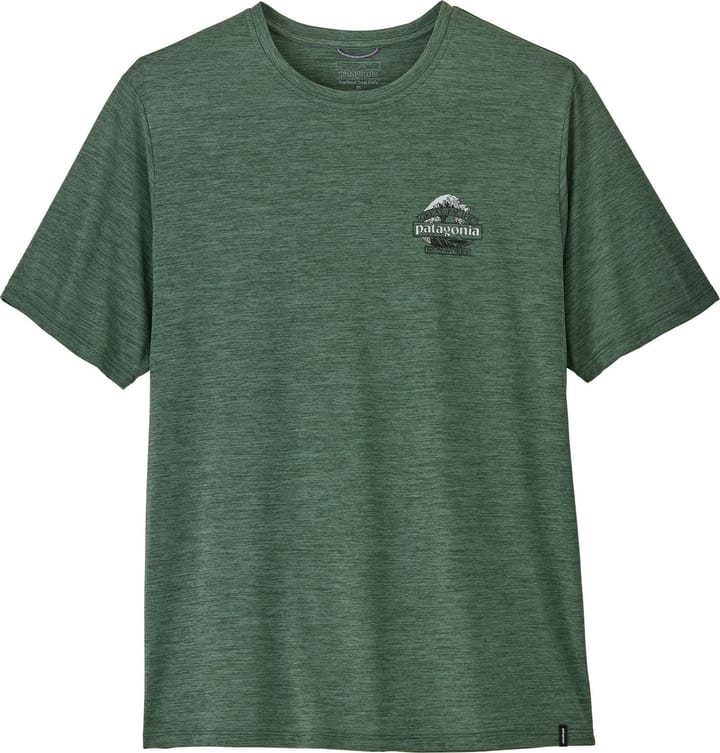 Patagonia Men's Capilene Cool Daily Shirt - Great Waves Canopy Green - Light Canopy Green X-dye Patagonia