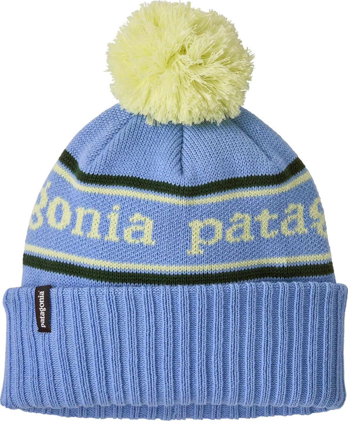 Patagonia Kids' Powder Town Beanie Park Stripe: Diver Blue
