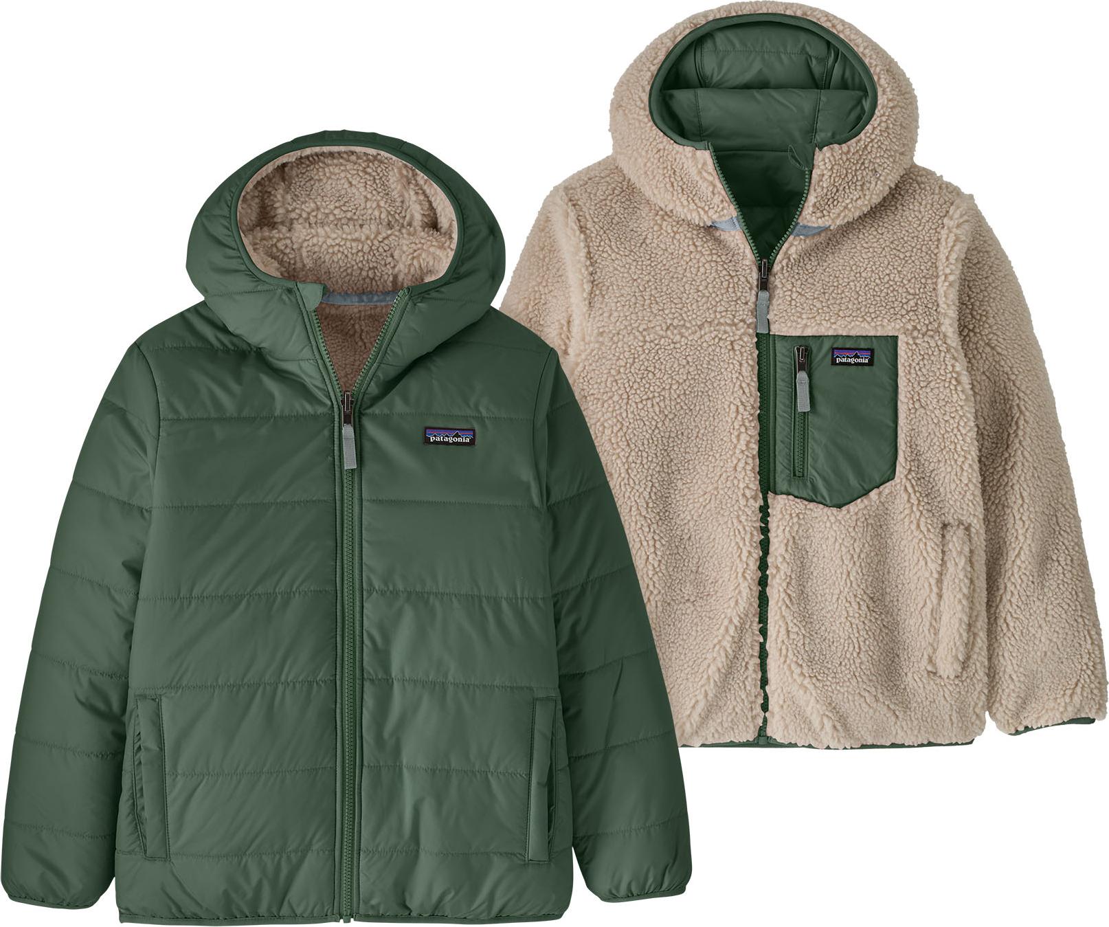 Patagonia Kids' Reversible Ready Freddy Hoody Canopy Green