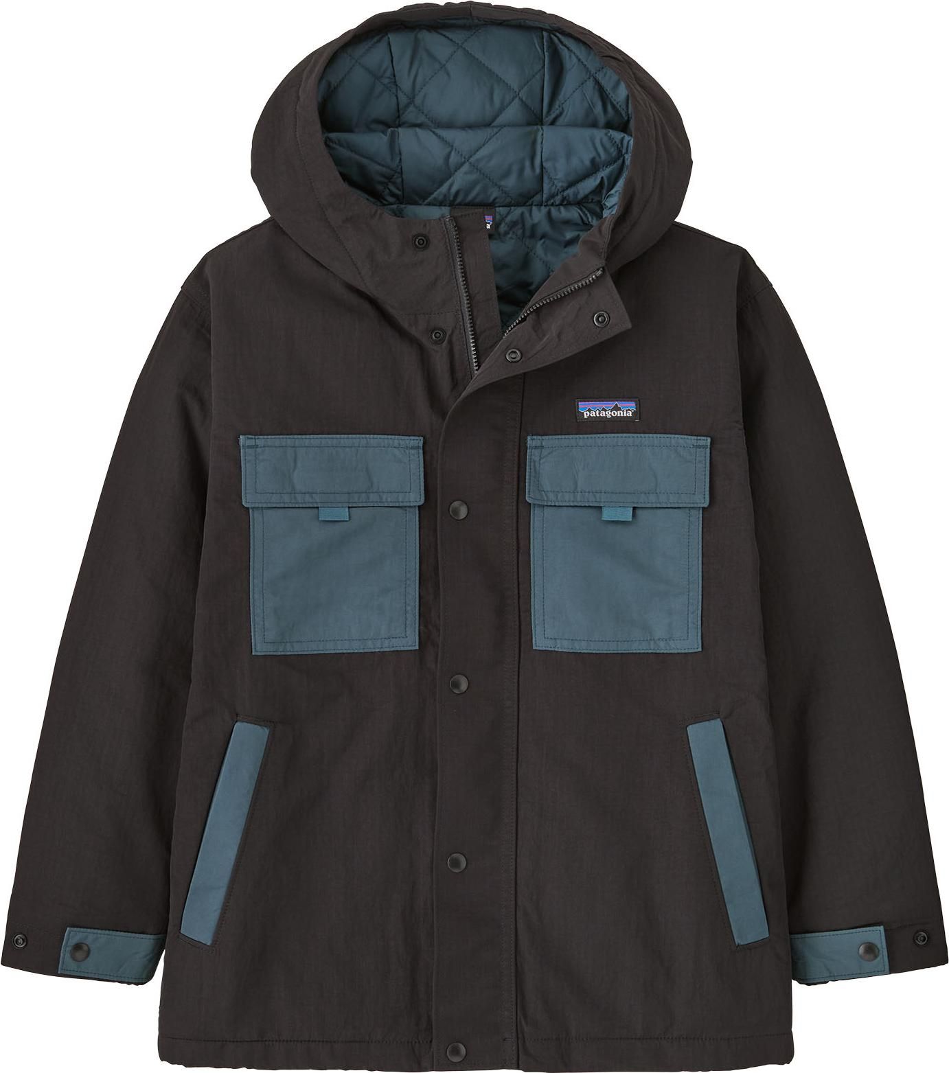 Patagonia Kids' Insulated Outdoor Everyday Jacket Black