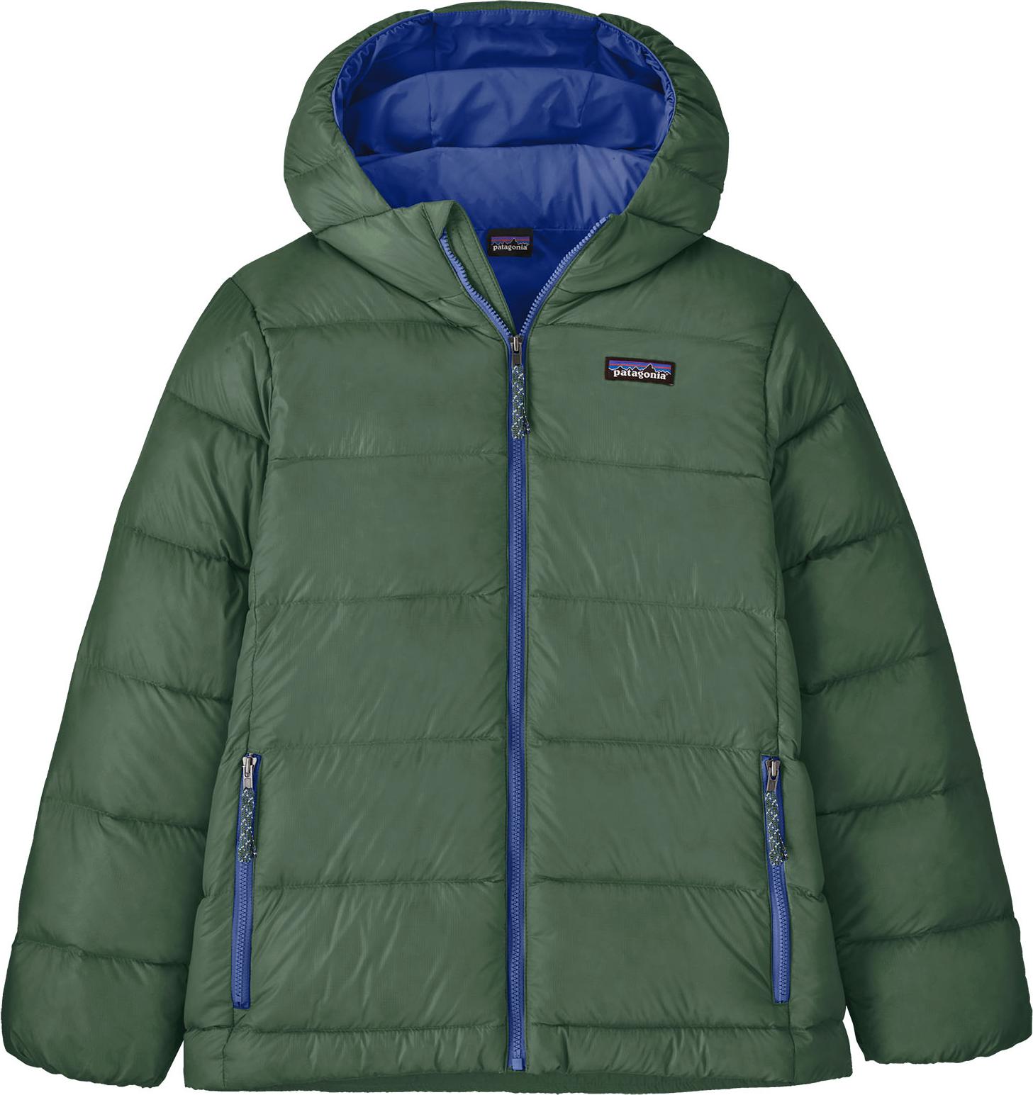 Patagonia Kids' Hi-Loft Down Sweater Hoody Canopy Green