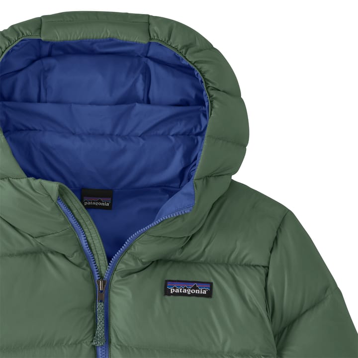 Patagonia Kids' Hi-Loft Down Sweater Hoody Canopy Green Patagonia