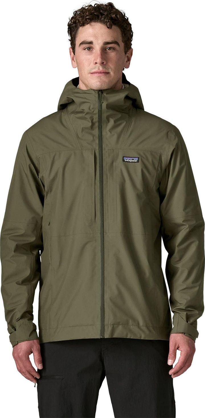 Patagonia Men's Insulated Boulder Fork Rain Jacket Basin Green Patagonia