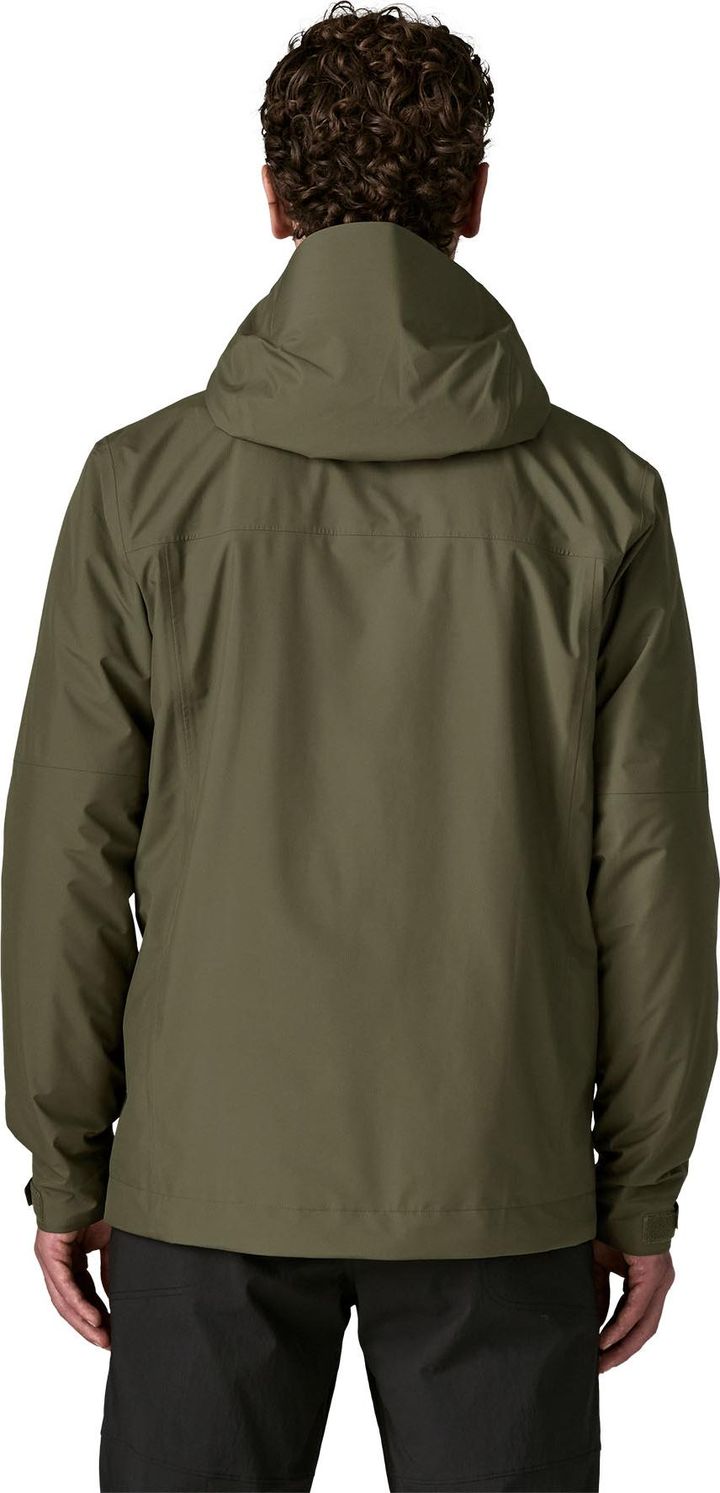 Patagonia Men's Insulated Boulder Fork Rain Jacket Basin Green Patagonia
