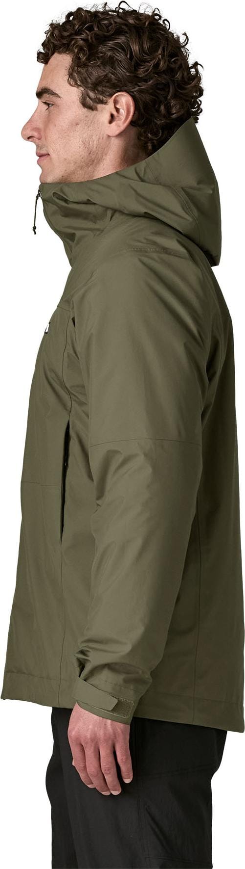 Patagonia Men's Insulated Boulder Fork Rain Jacket Basin Green Patagonia