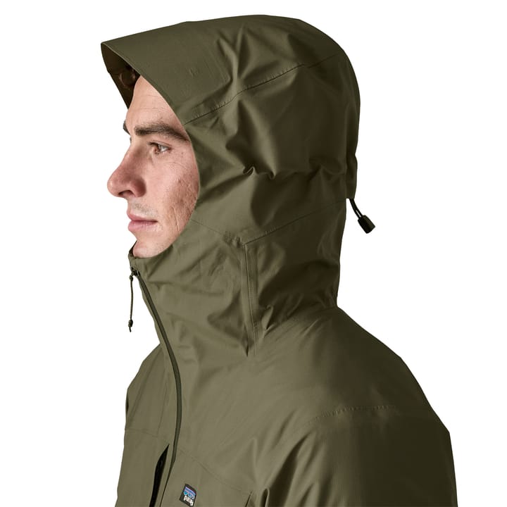 Patagonia Men's Insulated Boulder Fork Rain Jacket Basin Green Patagonia