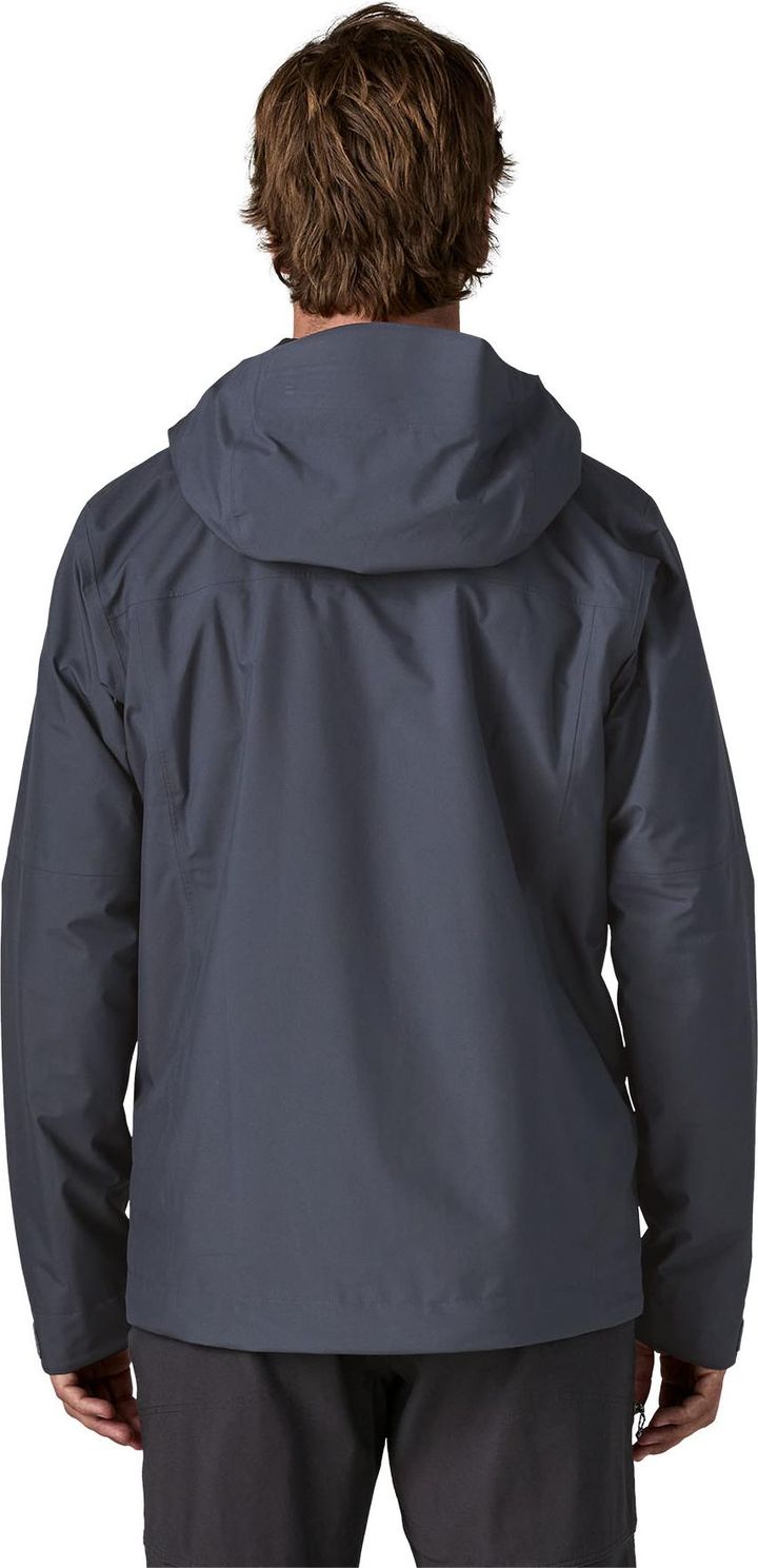 Patagonia Men's Insulated Boulder Fork Rain Jacket Smolder Blue Patagonia