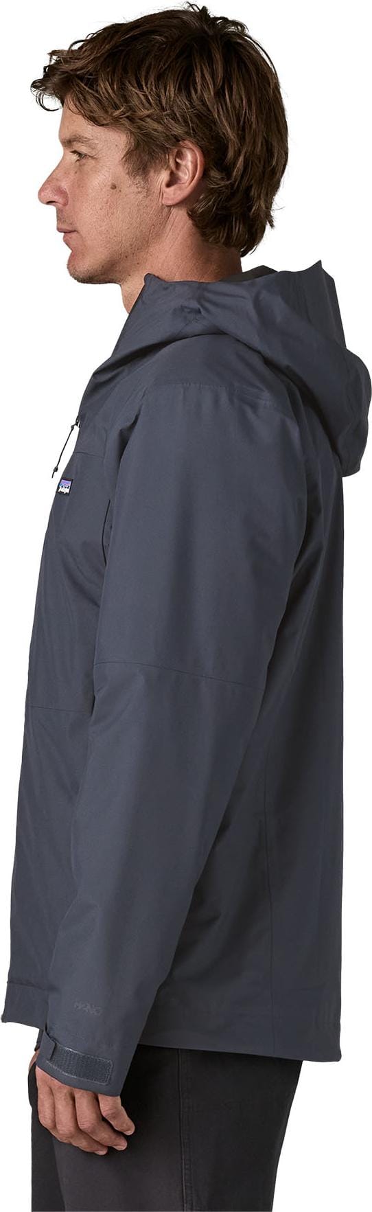 Patagonia Men's Insulated Boulder Fork Rain Jacket Smolder Blue Patagonia