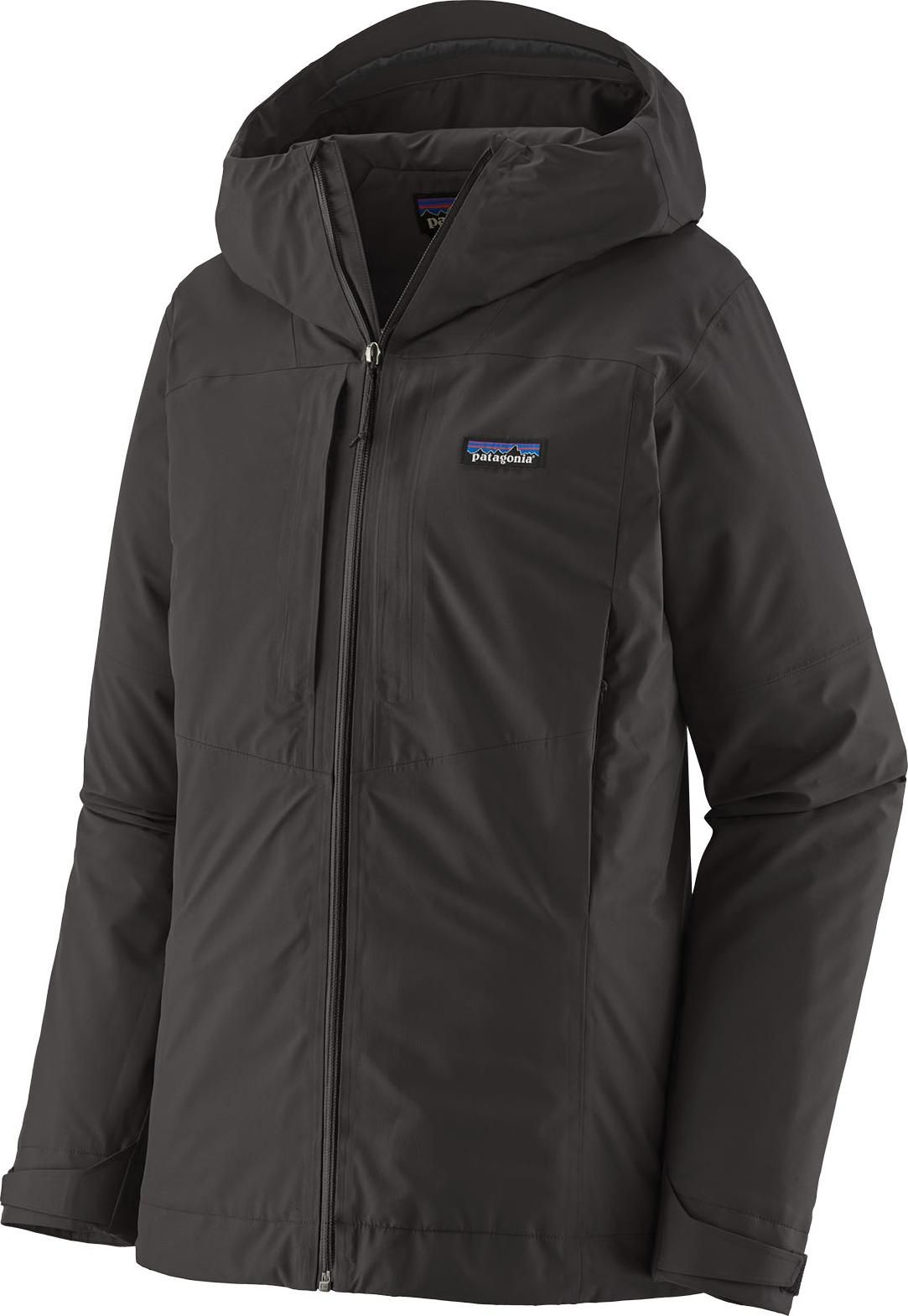 Patagonia Women's Insulated Boulder Fork Rain Jacket Black