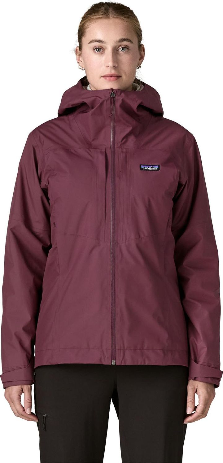 Patagonia Women's Insulated Boulder Fork Rain Jacket Berry Fig Patagonia