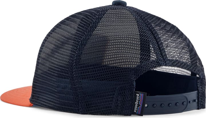 Patagonia Kids' Trucker Hat Ridge Rise Stripe: Coho Coral Patagonia