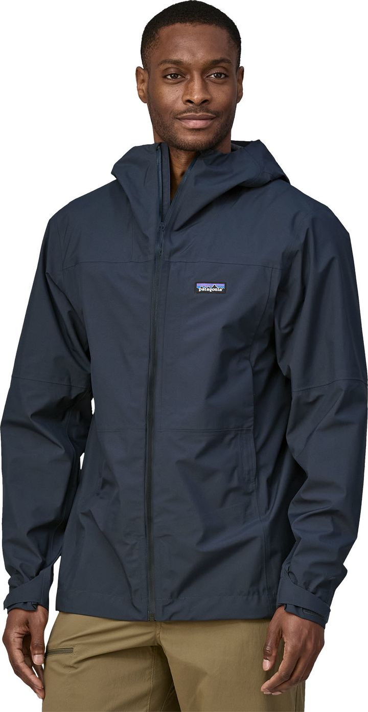 Patagonia Men's Boulder Fork Rain Jacket Smolder Blue Patagonia Patagonia Men's Boulder Fork Rain Jacket Smolder Blue Patagonia