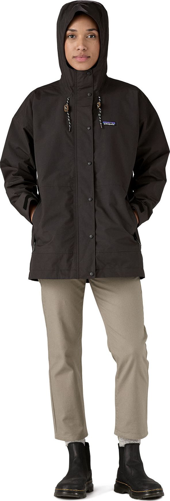 Patagonia Women's Outdoor Everyday Rain Jacket Black Patagonia