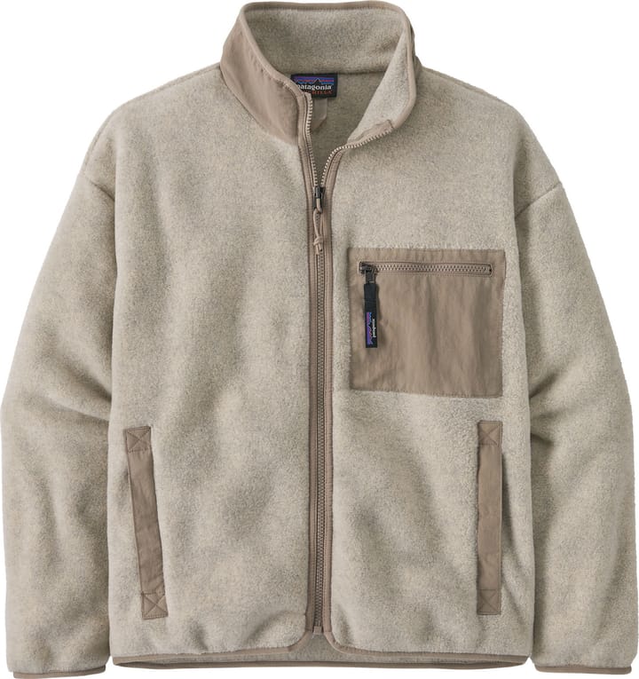 Patagonia Women's Synchilla Jacket Oatmeal Heather W/seabird Grey Patagonia Patagonia Women's Synchilla Jacket Oatmeal Heather W/seabird Grey Patagonia