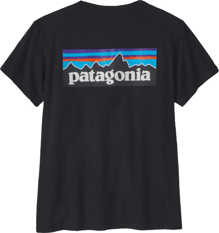 Patagonia Women's P-6 Logo Responsibili-Tee Black Patagonia