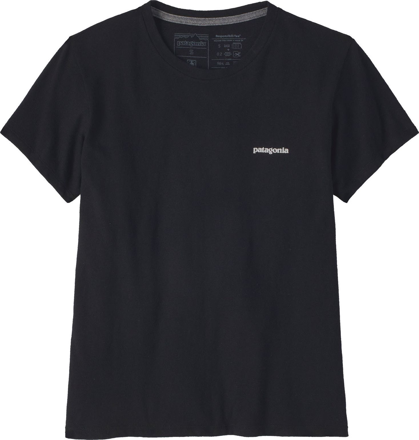 Patagonia Women's P-6 Logo Responsibili-Tee Black