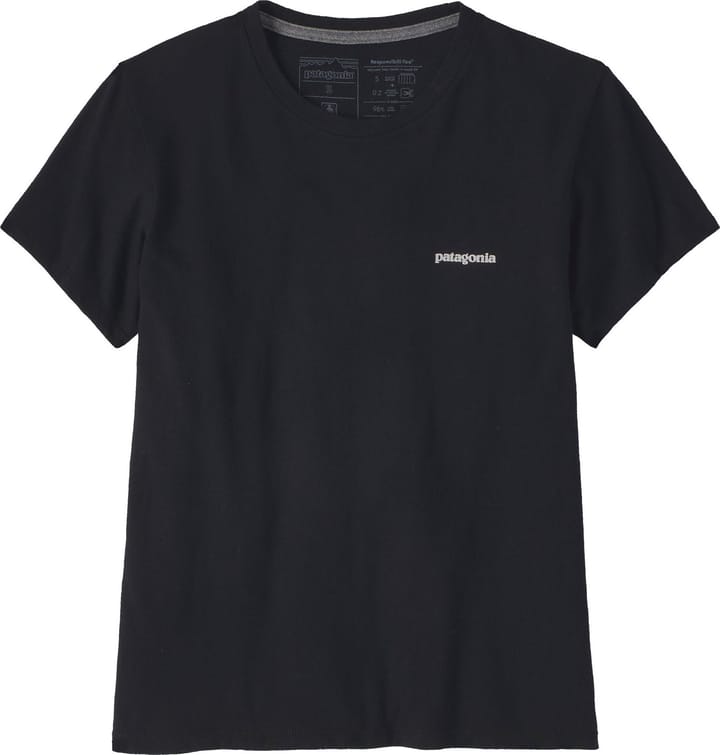 Patagonia Women's P-6 Logo Responsibili-Tee Black Patagonia